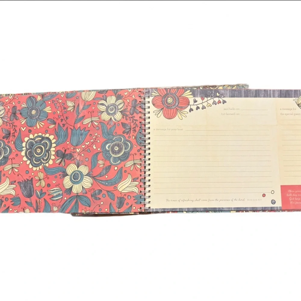 Blessings Unlimited Floral Guest Book